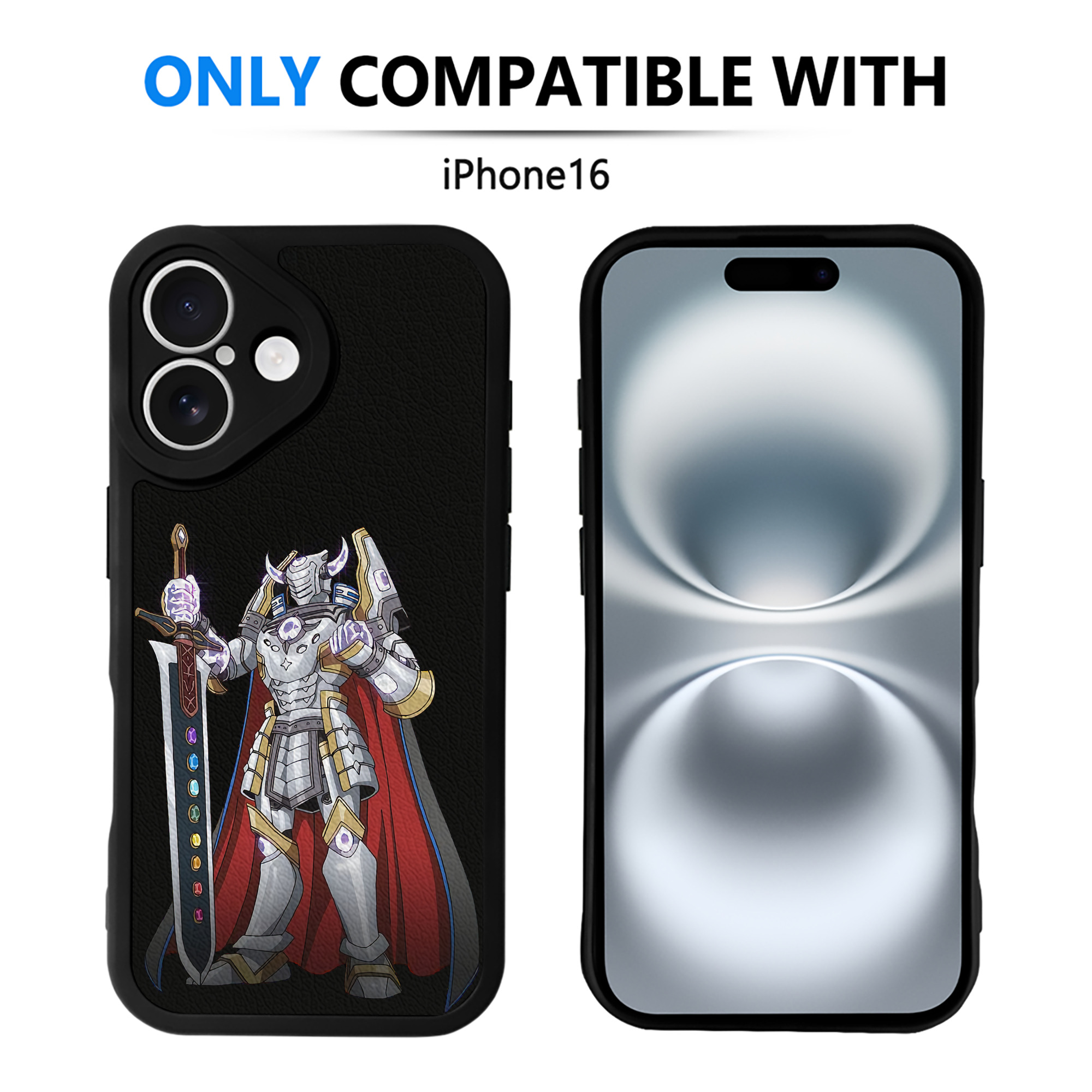 遊☆戯☆王 Yu-Gi-Oh! 【iPhone 16シリーズ対応】シリコンスマホケース（レザー調） 材質：シリコン